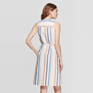 A New Day striped button down dress